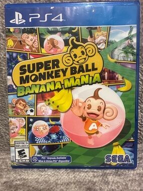Sony PS4 Super Monkey Ball Banana Mania - Yellow, Green, Pink, Blue